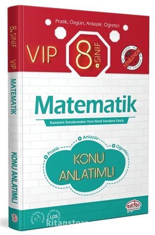 8. Sınıf Vip Matematik Konu Anlatımı