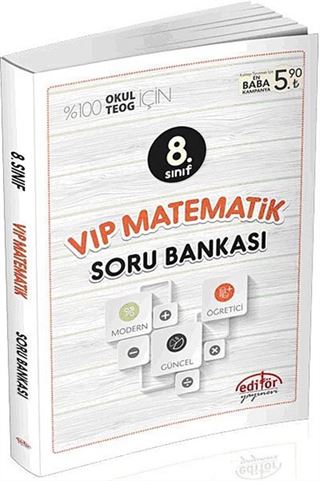 8. Sınıf Vip Matematik Soru Bankası