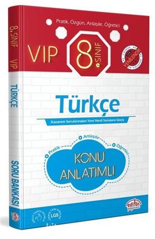 8. Sınıf Vip Türkçe Konu Anlatımı