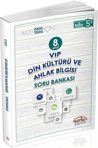 8. Sınıf Din Kültürü ve Ahlak Bilgisi Soru Bankası