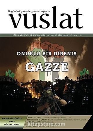 Vuslat Aylık Eğitim ve Kültür Dergisi Sayı:159 Eylül 2014