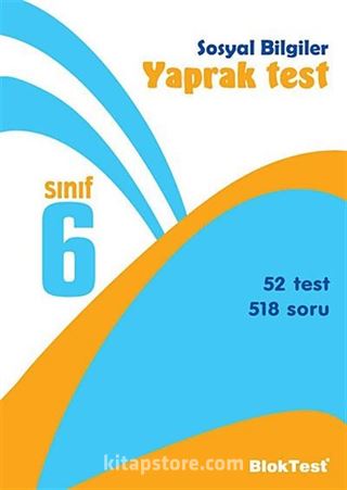 6. Sınıf Sosyal Bilgiler Yaprak Test