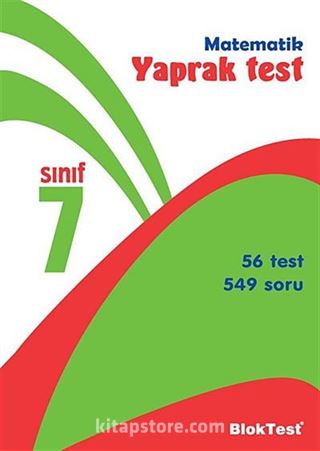 7. Sınıf Matematik Yaprak Test