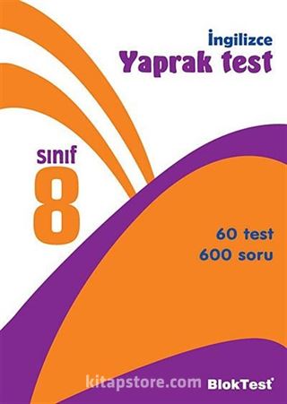 8. Sınıf İngilizce Yaprak Test