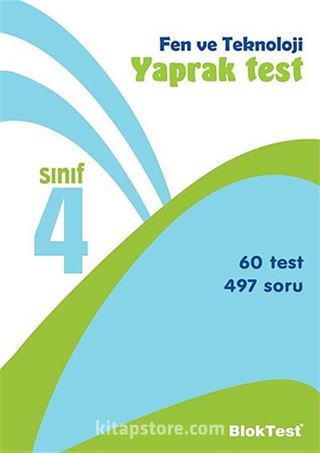 4. Sınıf Fen ve Teknoloji Yaprak Test