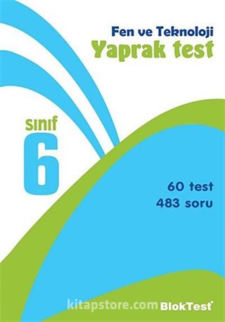 6. Sınıf Fen ve Teknoloji Yaprak Test