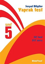 5. Sınıf Sosyal Bilgiler Yaprak Test