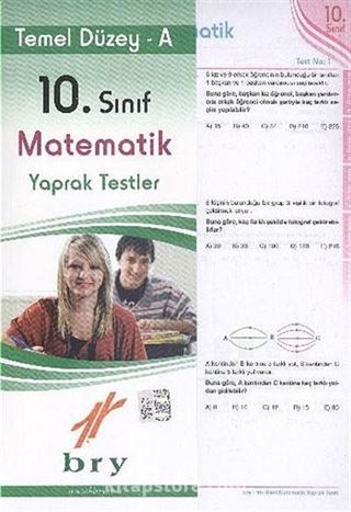 10. Sınıf Matematik Yaprak Testler Temel Düzey A