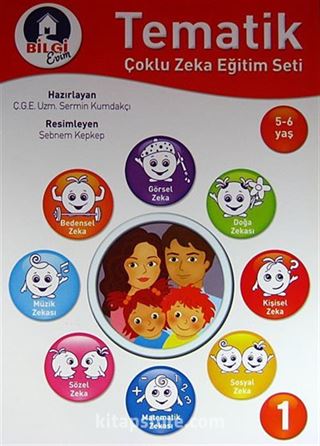 Tematik Çoklu Zeka Eğitim Seti (5-6 Yaş) (8 Kitap)