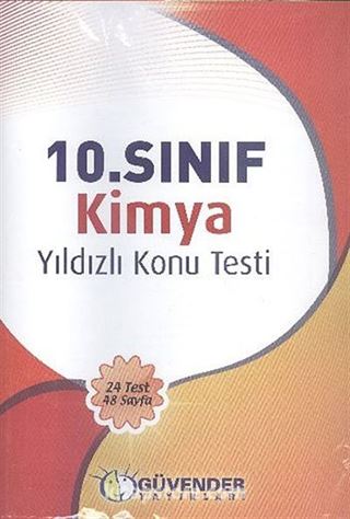 10. Sınıf Kimya Yıldızlı Konu Testi