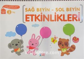 Sağ Beyin Sol Beyin Etkinlikleri - 3 Yaş