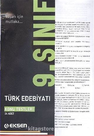 9. Sınıf Türk Edebiyatı Yaprak Testler