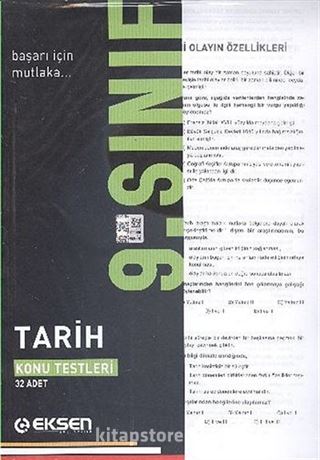 9. Sınıf Tarih Yaprak Testler