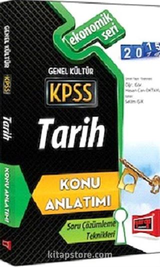 2015 KPSS Genel Kültür Tarih Konu Anlatımı Ekonomik Seri