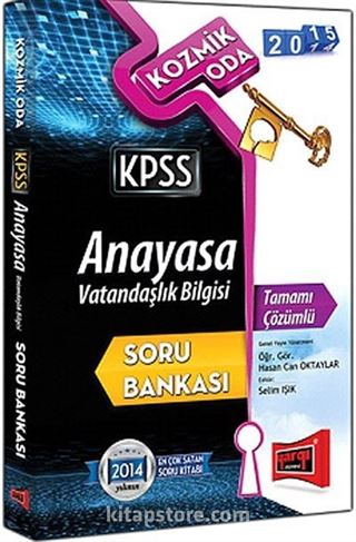 2015 KPSS Kozmik Oda Anayasa Vatandaşlık Bilgisi Soru Bankası