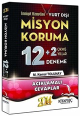 2014 Misyon Koruma 12 Deneme + 2 Yıl Çıkmış Yıllar