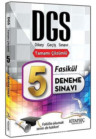 2014 DGS Tamamı Çözümlü 5 Fasikül Deneme Sınavı