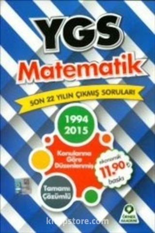 YGS Matematik Son 22 Yılın Çıkmış Soruları (1994-2015)