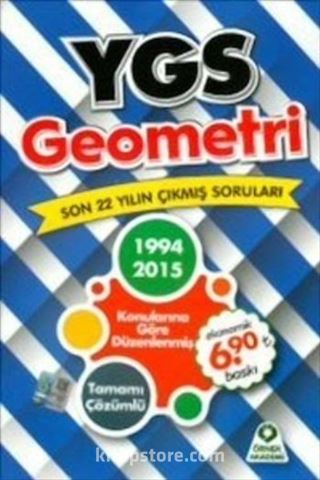 YGS Geometri Son 22 Yılın Çıkmış Soruları (1994-2015)