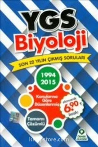 YGS Biyoloji Son 22 Yılın Çıkmış Soruları (1994-2015)