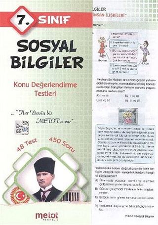 7. Sınıf Sosyal Bilgiler Konu Değerlendirme Testleri