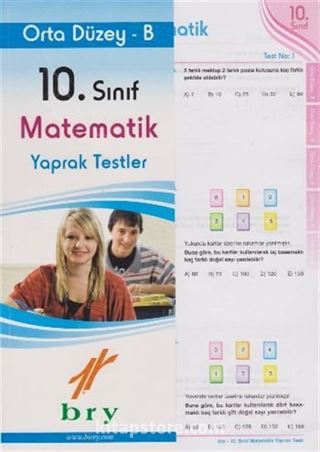 10. Sınıf Matematik Yaprak Testler Orta Düzey B