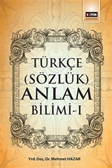 Türkçe (Sözlük) Anlam Bilimi -1