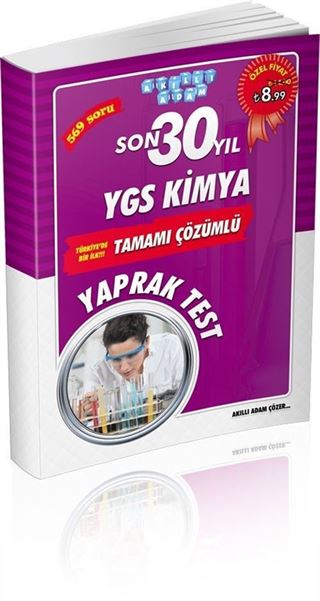 Son 30 Yıl YGS Kimya Yaprak Test