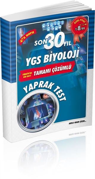 Son 30 Yıl YGS Biyoloji Yaprak Test