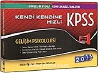 2015 KPSS Kendi Kendine Hızlı Gelişim Psikolojisi Görsel Detekli Konu Analizli Anlatım