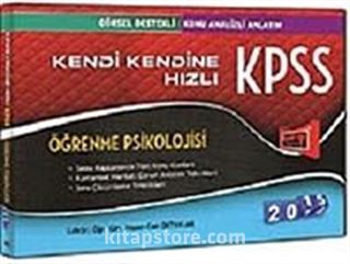 2015 KPSS Kendi Kendine Hızlı Öğrenme Psikolojisi Görsel Destekli Konu Analizli Anlatım