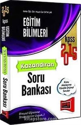 2015 KPSS Eğitim Bilimleri Kazandıran Soru Bankası