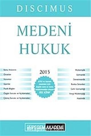 2015 KPSS A DISCIMUS Medeni Hukuk Konu Anlatımı