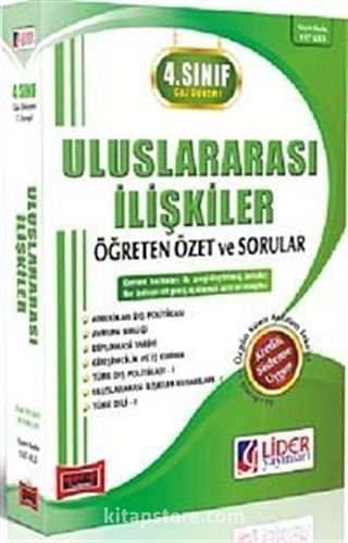 AÖF 4. Sınıf Güz Dönemi (7. Yarıyıl) Uluslararası İlişkiler Öğreten Özet ve Sorular (AF-147-ULS)