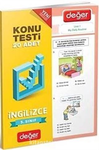 5. Sınıf Konu Testi İngilizce (20 Adet)