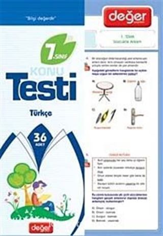 7. Sınıf Konu Testi Türkçe (36 Adet)