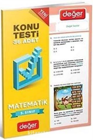 5. Sınıf Konu Testi Matematik (36 Adet)