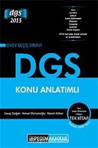 2015 DGS Konu Anlatımlı