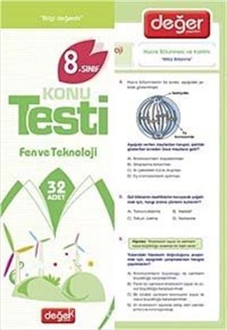 8.Sınıf Konu Testi Fen ve Teknoloji (32 Adet)