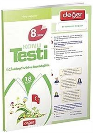 8.Sınıf Konu Testi T.C. İnkılap Tarihi ve Atatürkçülük