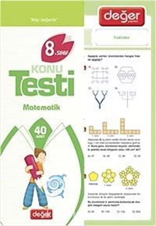 8.Sınıf Konu Testi Matematik (40 Adet)