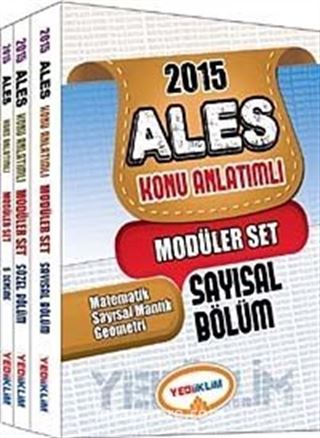 2015 ALES Konu Anlatımlı Modüler Set (3 Kitap)