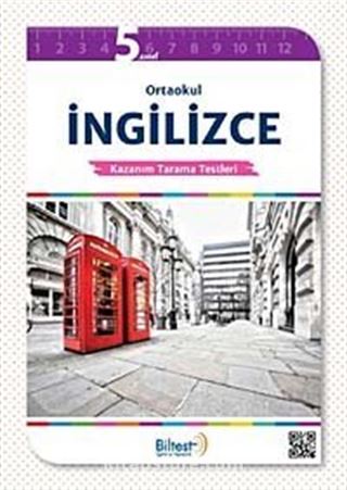 5. Sınıf Ortaokul İngilizce Kazanım Tarama Testleri