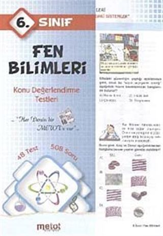 6.Sınıf Fen Bilimleri Konu Değerlendirme Testleri