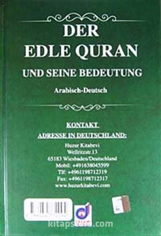 Der Edle Quran und Seine Bedeutung (Arabisch-Deutsch) (Kod:021)