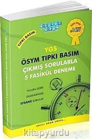 YGS ÖSYM Tıpkı Basım Çıkmış Sorularla 5 Fasikül Deneme