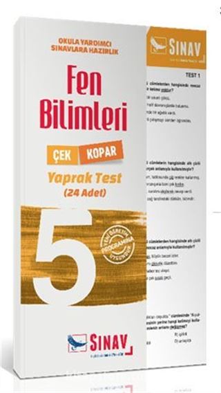 5. Sınıf Fen Bilimleri Çek Kopar Yaprak Test (32 Adet)