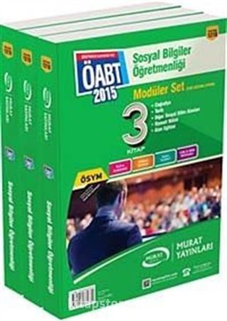 2015 ÖABT Sosyal Bilgiler Öğretmenliği Modüler Set (3 Kitap)