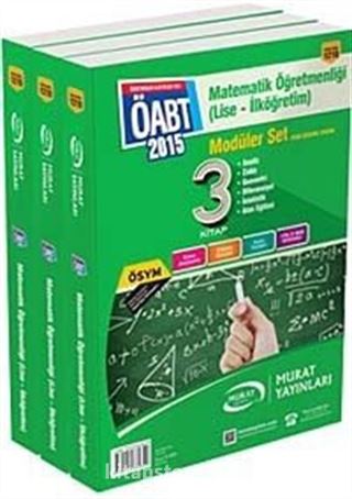 2015 ÖABT Modüler Set Matematik Öğretmenliği (Lise-İlköğretim)