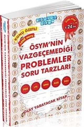 ÖSYM'nin Vazgeçemediği Problemler Soru Tarzları